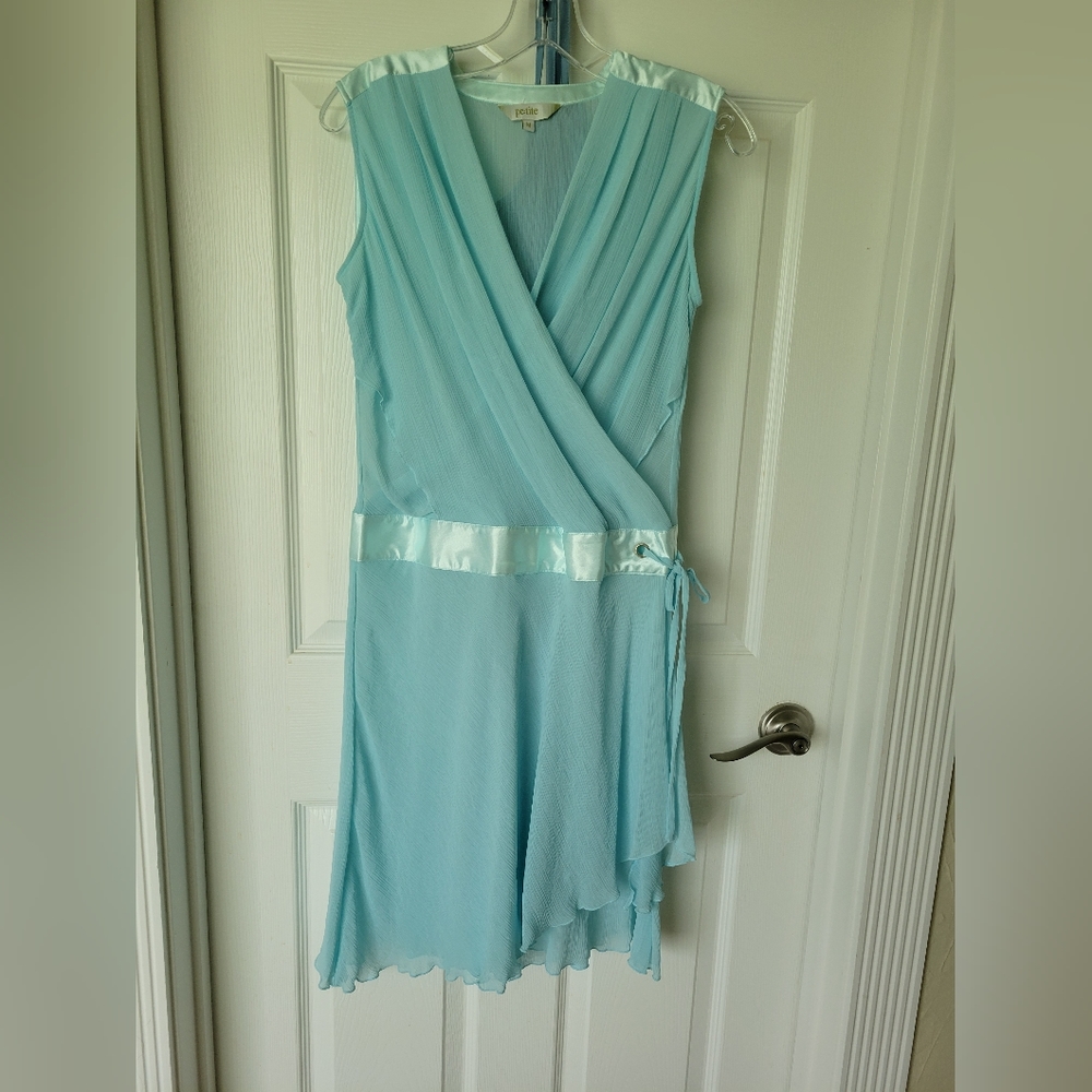 Blue spring dress